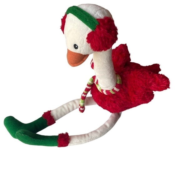 Pier 1 Imports Plush Stuffed Animal Christmas Holiday Ostrich Bird 19” Shelf Sit - Picture 4 of 10